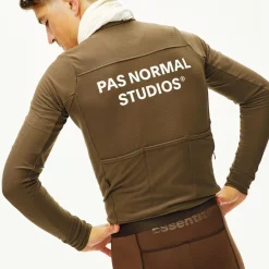Maglia maniche lunghe Pas Normal Studios Essential - Marrone
