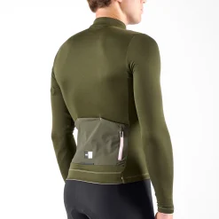 Maglia maniche lunghe Pedaled Element Merino - Verde