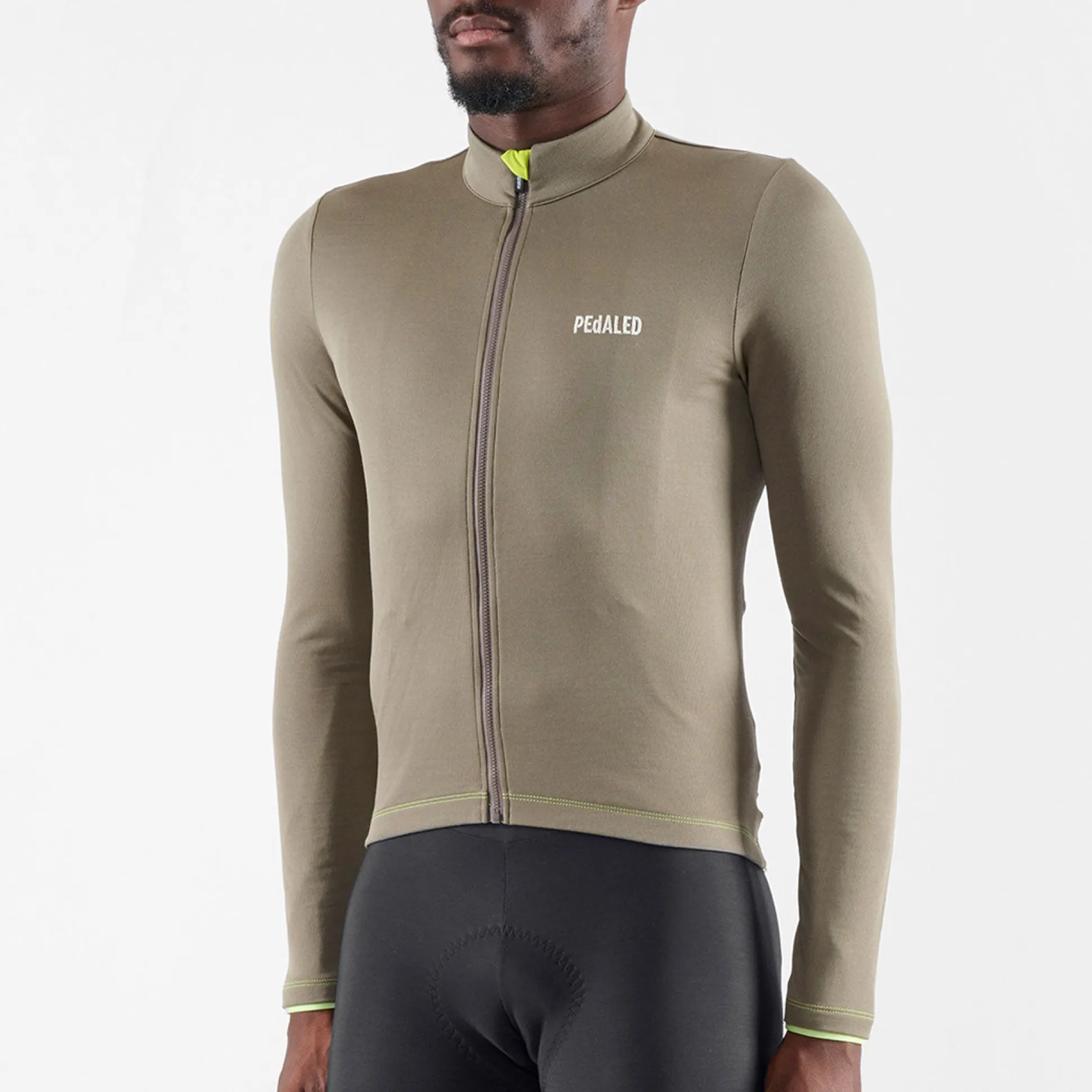 Maglia maniche lunghe Pedaled Element Merino - Grigio