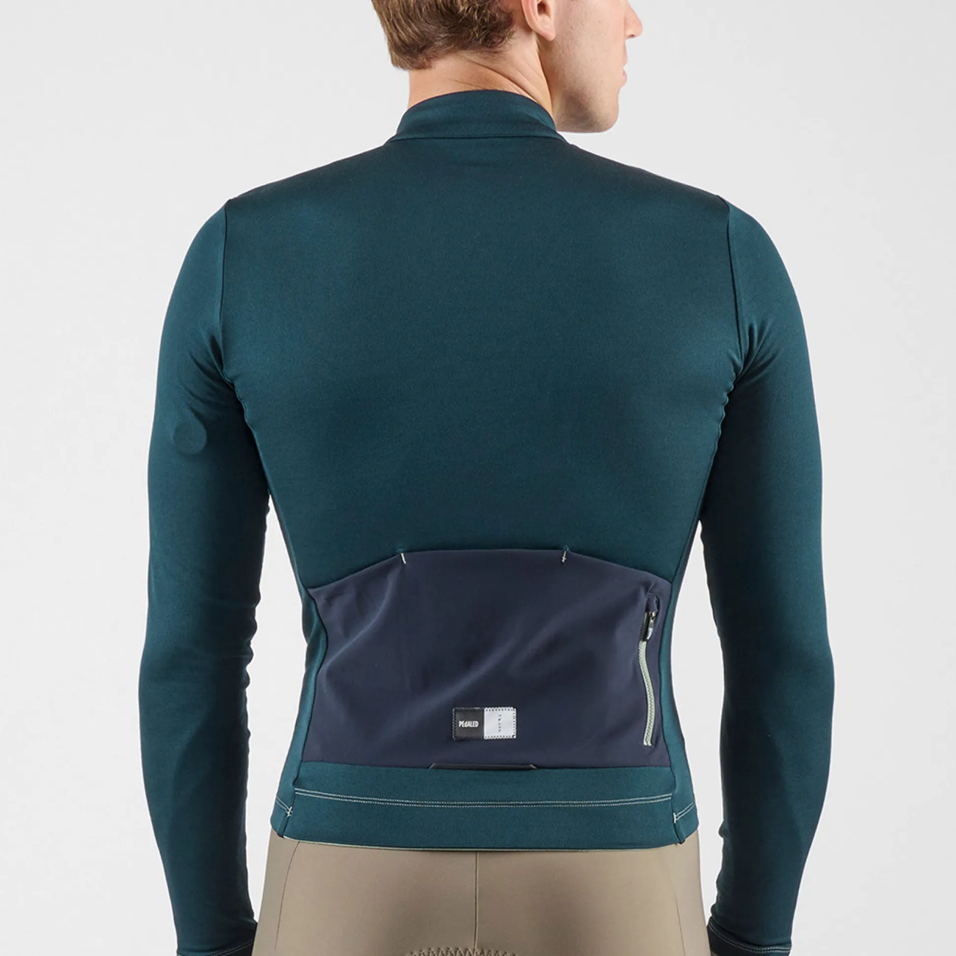 Maglia maniche lunghe Pedaled Element Merino - Blu