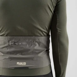 Maglia maniche lunghe Pedaled Odyssey Windblock Merino - Grigio