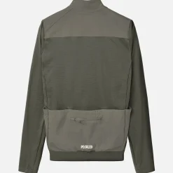 Maglia maniche lunghe Pedaled Odyssey Windblock Merino - Grigio