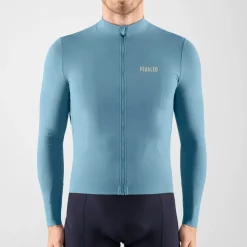 Maglia maniche lunghe Pedaled Element - Azzurro