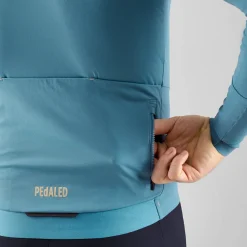 Maglia maniche lunghe Pedaled Element - Azzurro