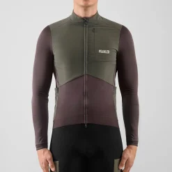 Maglia maniche lunghe Pedaled Odyssey Windblock Merino - Viola