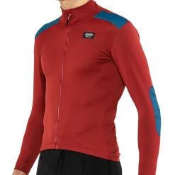 Maglia maniche lunghe Pissei Lana Montalcino - Rosso blu