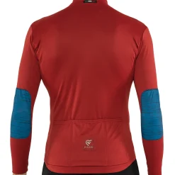 Maglia maniche lunghe Pissei Lana Montalcino - Rosso blu