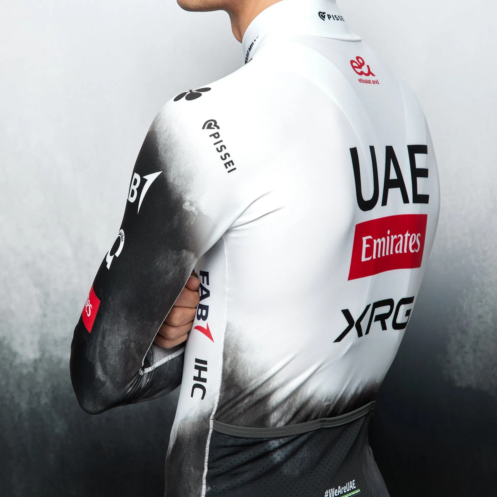 Maglia maniche lunghe Pissei UAE Team Emirates 2025 Primapelle