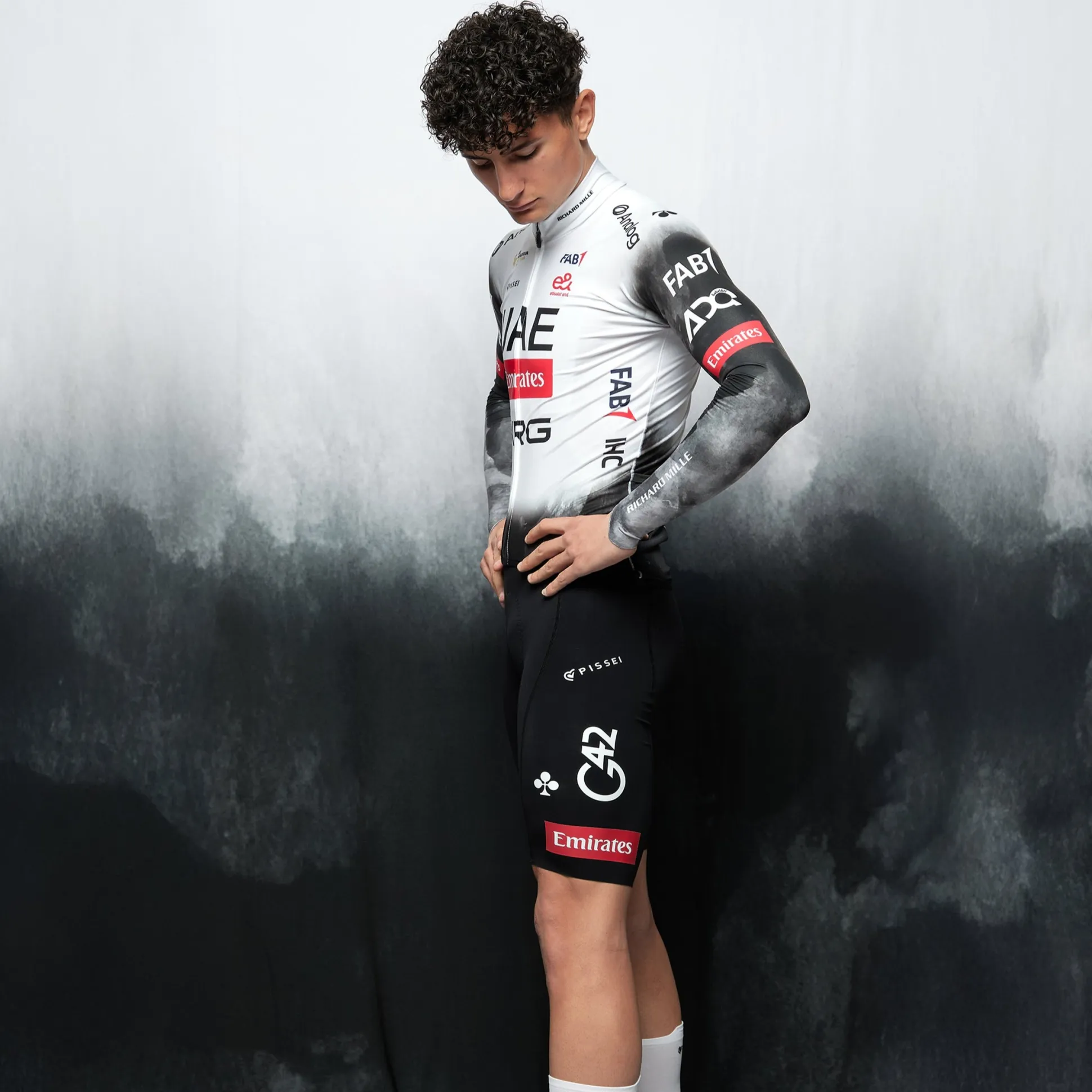 Maglia maniche lunghe Pissei UAE Team Emirates 2025 Primapelle