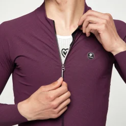 Maglia maniche lunghe Pissei Primapelle - Bordeaux