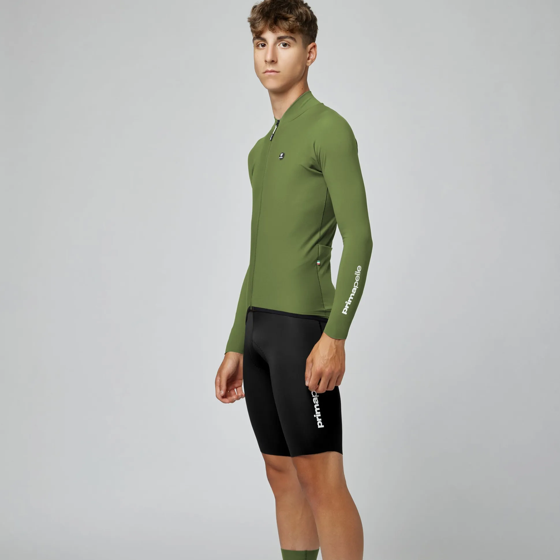Maglia maniche lunghe Pissei Primapelle - Verde scuro