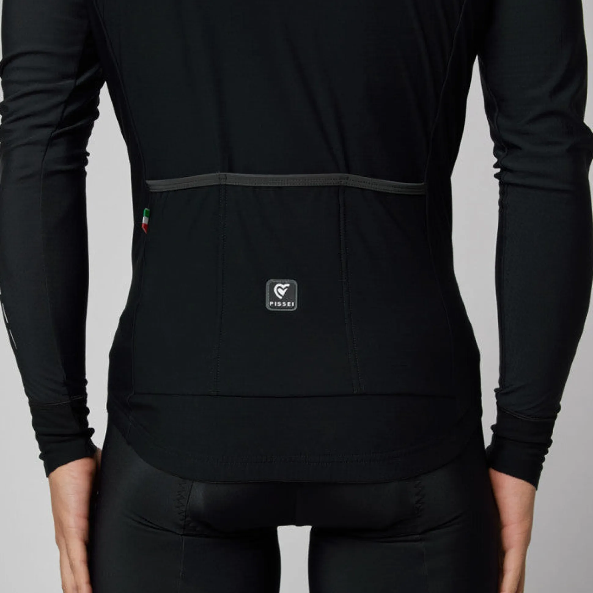 Maglia maniche lunghe Pissei Monviso - Nero