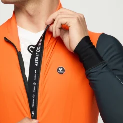 Maglia maniche lunghe Pissei Monviso - Arancio grigio