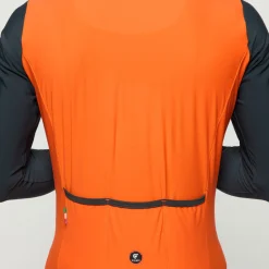 Maglia maniche lunghe Pissei Monviso - Arancio grigio