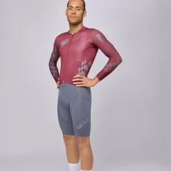 Maglia maniche lunghe Pissei Thunder - Bordeaux