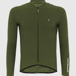 Maglia maniche lunghe Pissei Primapelle - Verde melange
