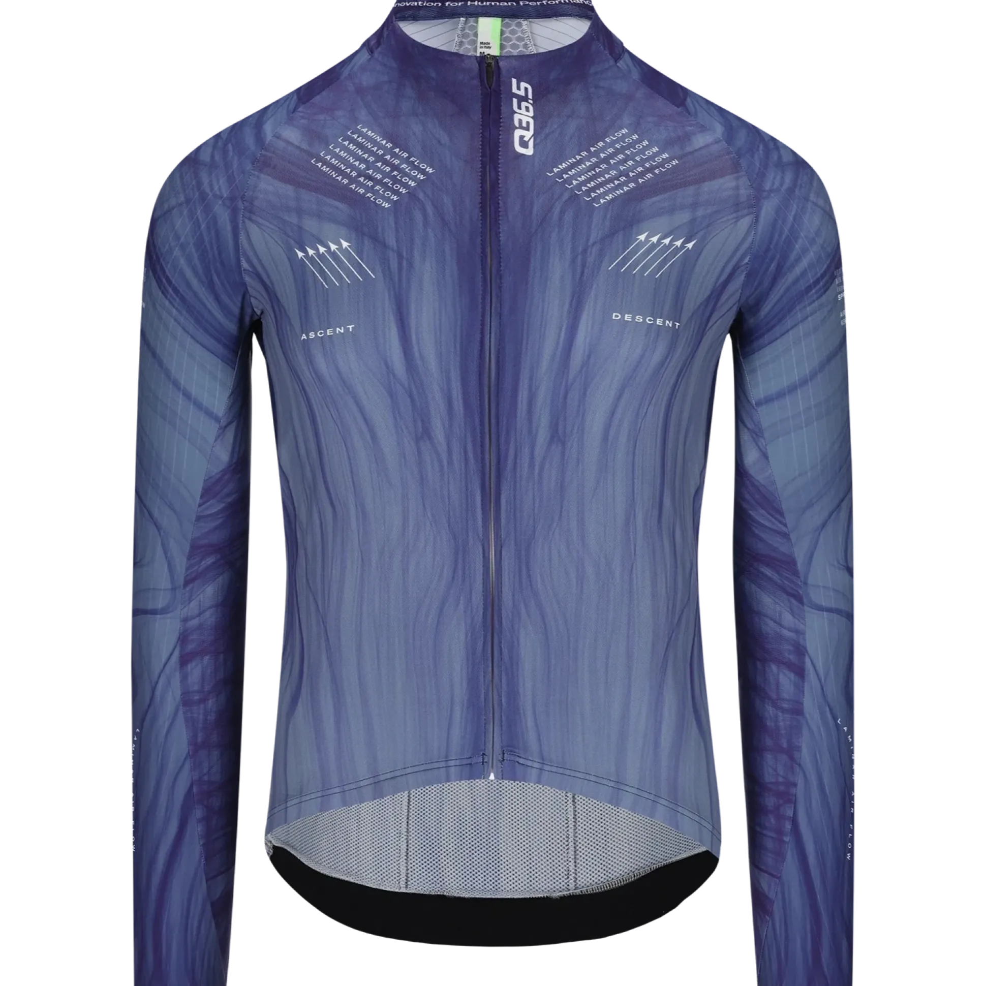 Maglia maniche lunghe Q36.5 Gregarius Hybrid Aeroflow - Blu