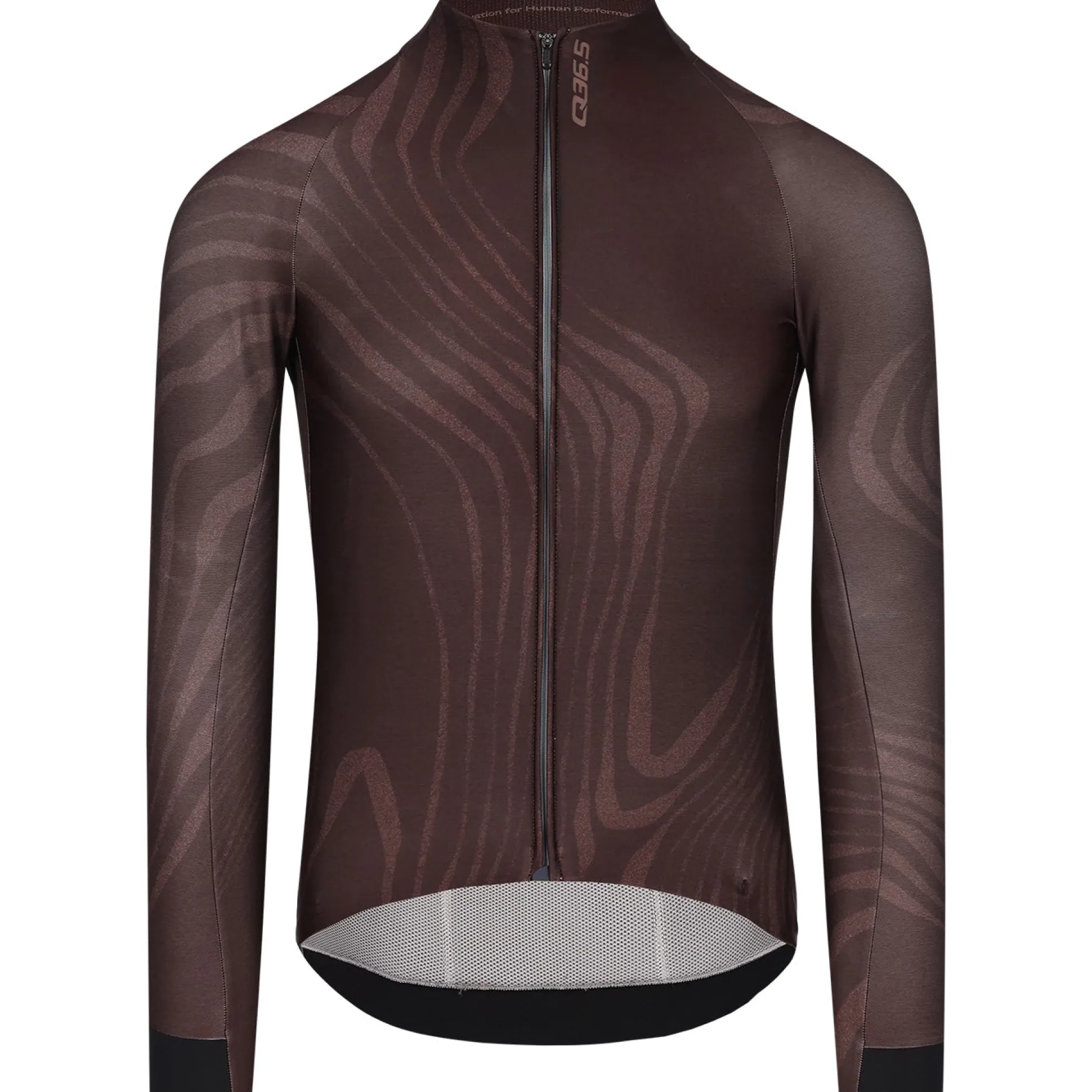 Maglia maniche lunghe Q36.5 Gregarius Hybrid Dolomiti - Marrone