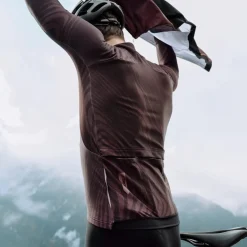 Maglia maniche lunghe Q36.5 Gregarius Hybrid Dolomiti - Marrone