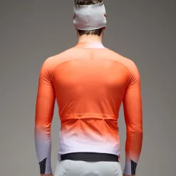 Maglia maniche lunghe Q36.5 Gregarius Hybrid Collar Fade - Orange