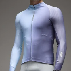 Maglia maniche lunghe Q36.5 Gregarius Hybrid Big Fade - Blu
