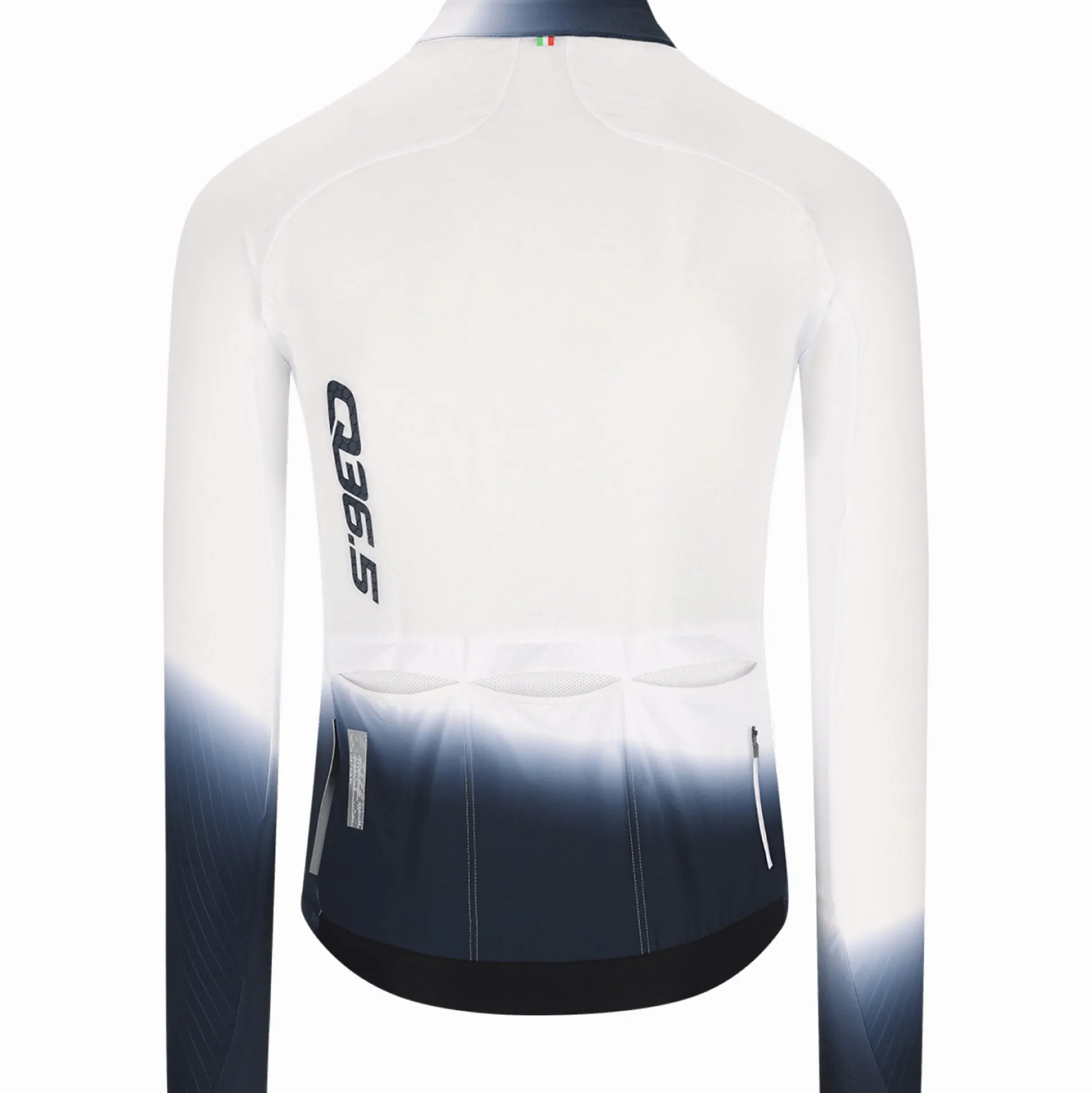 Maglia maniche lunghe Q36.5 Gregarius Hybrid Light Collar Fade - Bianco