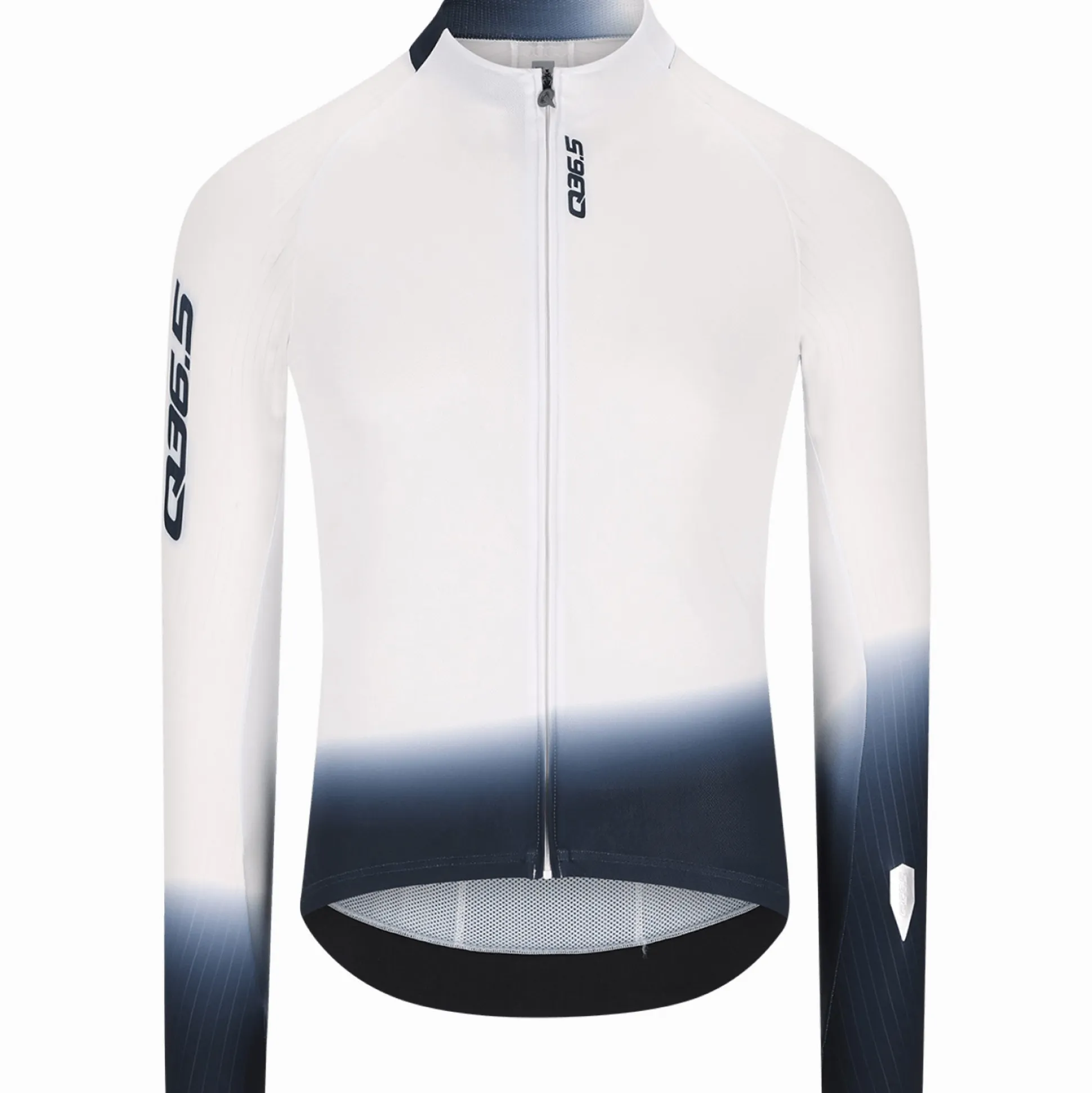 Maglia maniche lunghe Q36.5 Gregarius Hybrid Light Collar Fade - Bianco