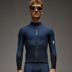Maglia maniche lunghe Q36.5 Hybrid Que - Blu scuro