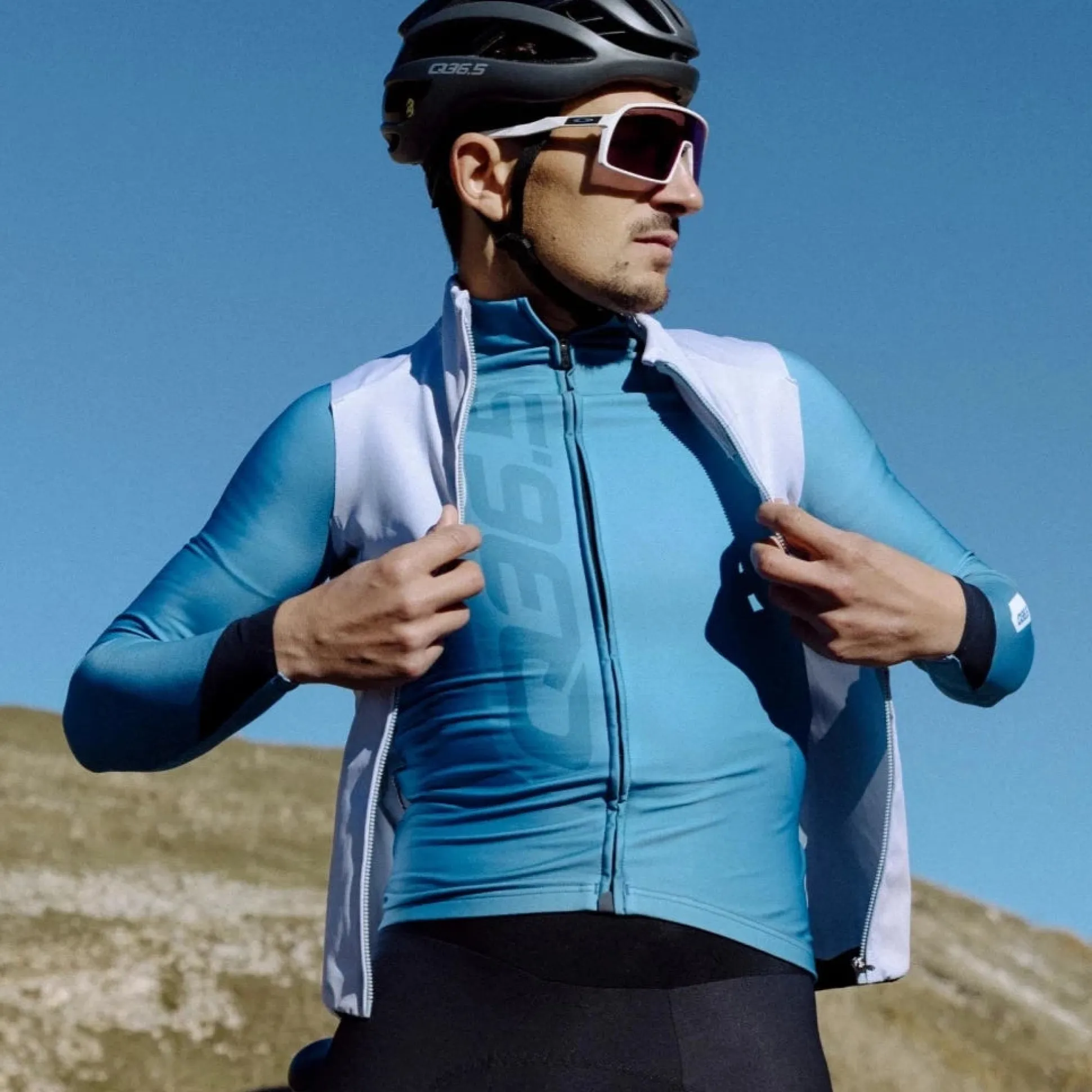 Maglia maniche lunghe Q36.5 R2 Signature - Blu