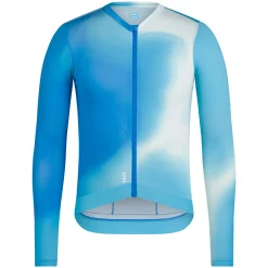 Maglia maniche lunghe Rapha Pro Team Lightweight 3 Surface Print - Azzurro