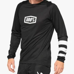 Maglia maniche lunghe 100% R-Core - Nero bianco