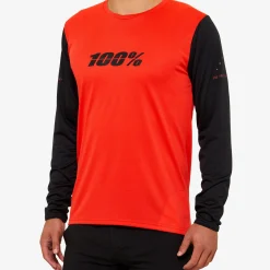 Maglia maniche lunghe 100% Ridecamp - Rosso