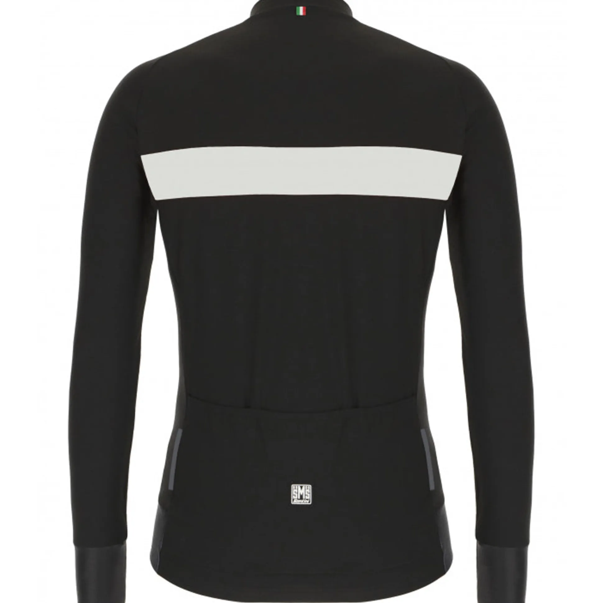 Maglia maniche lunghe Santini Adapt - Nero bianco