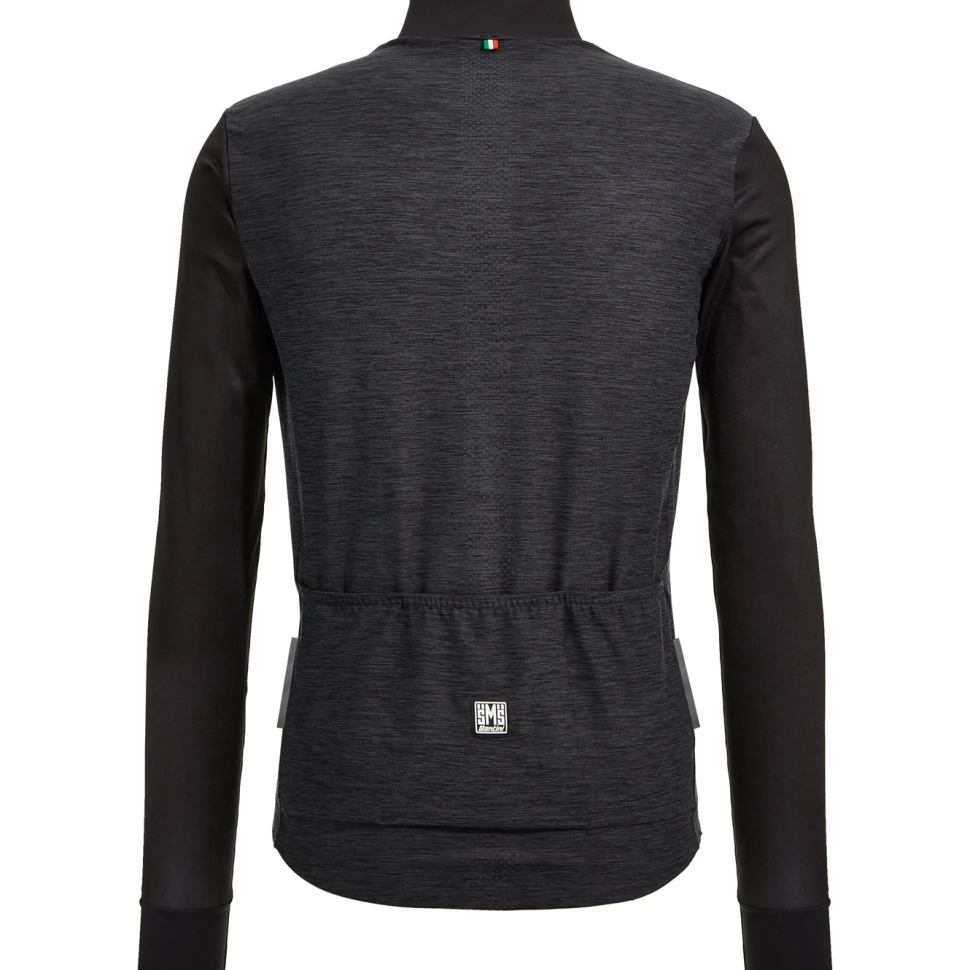 Maglia maniche lunghe Santini Colore Puro - Nero