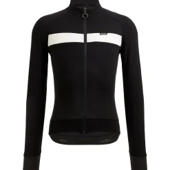 Maglia maniche lunghe Santini Adapt Wool - Nero