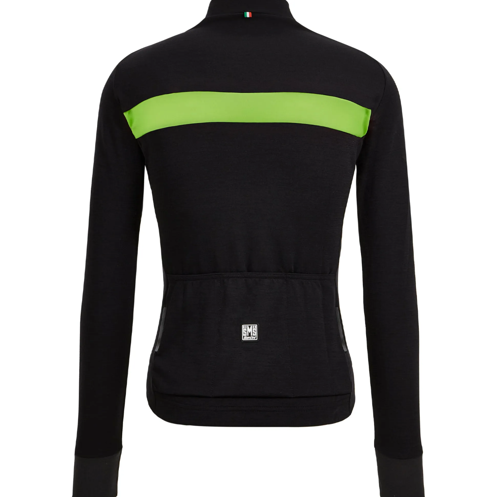 Maglia maniche lunghe Santini Adapt Wool - Verde