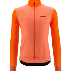 Maglia maniche lunghe Santini Colore Puro - Arancio