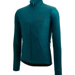 Maglia maniche lunghe Santini Colore Puro - Verde
