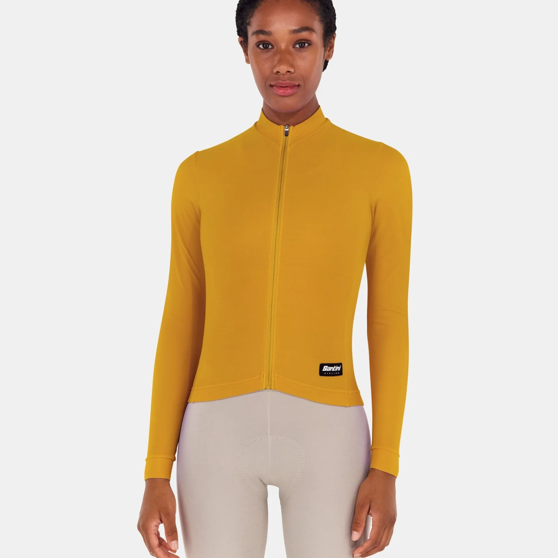 Maglia maniche lunghe Santini RTR - Giallo