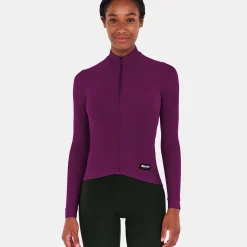 Maglia maniche lunghe Santini RTR - Bordeaux