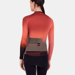 Maglia maniche lunghe Santini Luce - Bordeaux