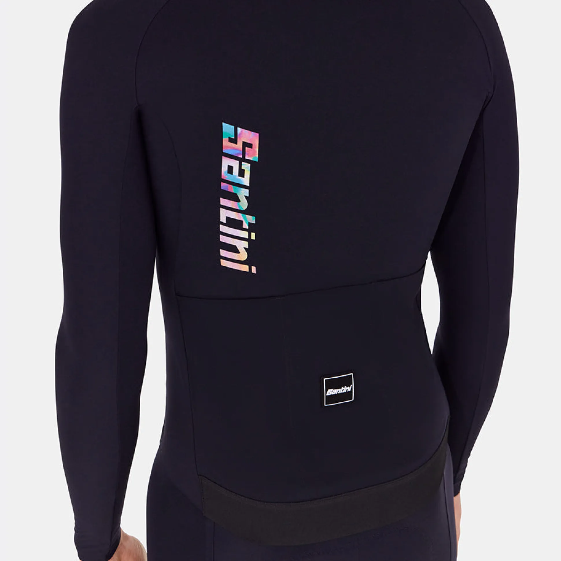 Maglia maniche lunghe Santini Unico - Nero