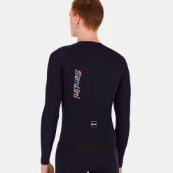 Maglia maniche lunghe Santini Unico - Nero