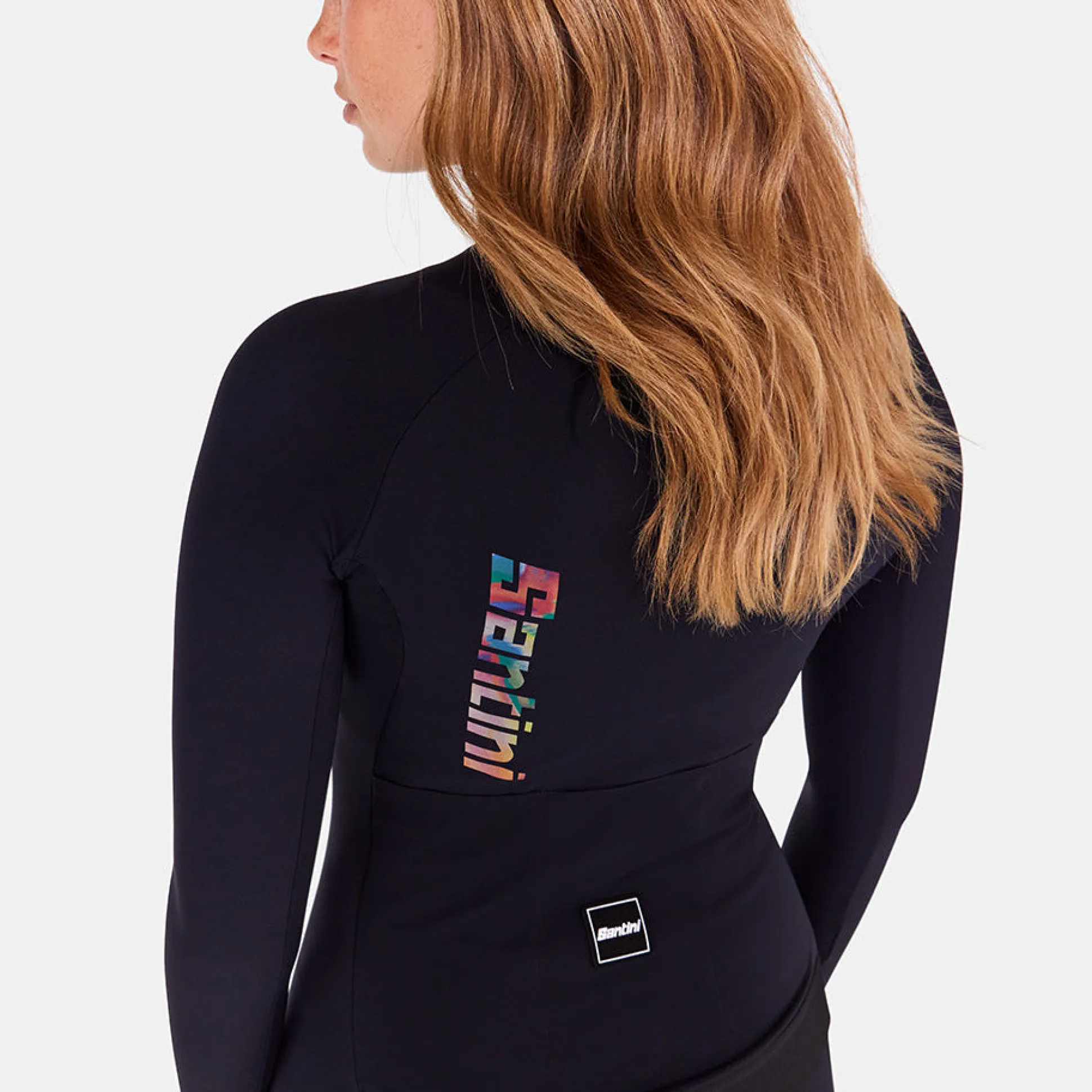 Maglia maniche lunghe Santini Unico - Nero