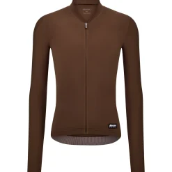 Maglia maniche lunghe Santini Ready To Ride - Marrone