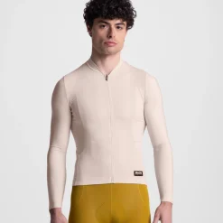 Maglia maniche lunghe Santini Ready To Ride - Beige