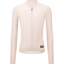 Maglia maniche lunghe Santini Ready To Ride - Beige