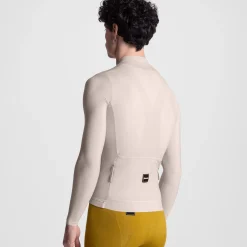 Maglia maniche lunghe Santini Ready To Ride - Beige