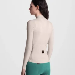 Maglia maniche lunghe Santini Ready To Ride - Beige
