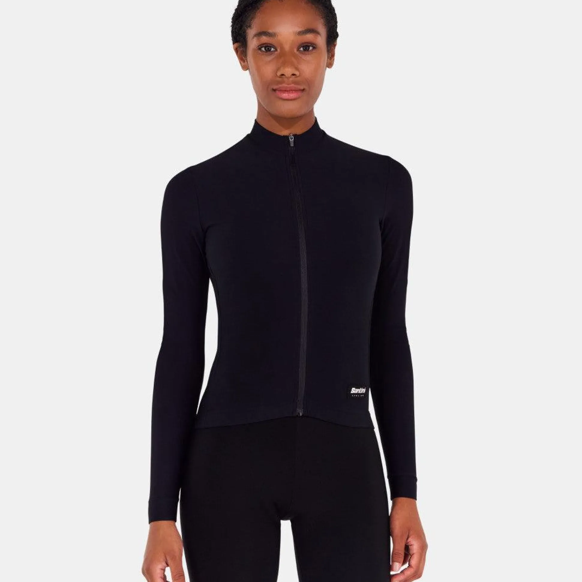 Maglia maniche lunghe Santini RTR - Nero